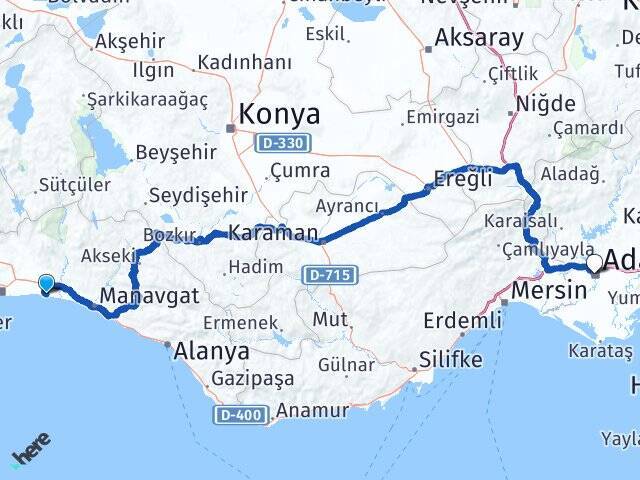 Granada Luxury Belek Adana Arası Kaç Km - Yol Tarifi