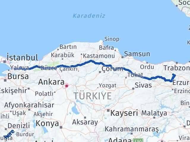 Gümüşhane Karamürsel Arası Kaç Km - Yol Tarifi
