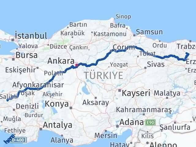 Gümüşhane Sarıgöl Arası Kaç Km - Yol Tarifi