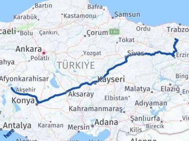 Gümüşhane Sultandağı Afyonkarahisar Arası Kaç Km - Yol Haritası