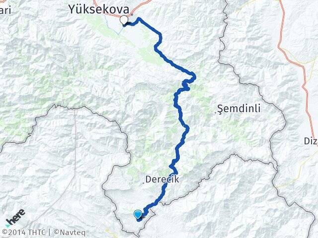 Anadağ Yüksekova S. Eyyubi Havalimanı Arası Kaç Km - Yol Tarifi
