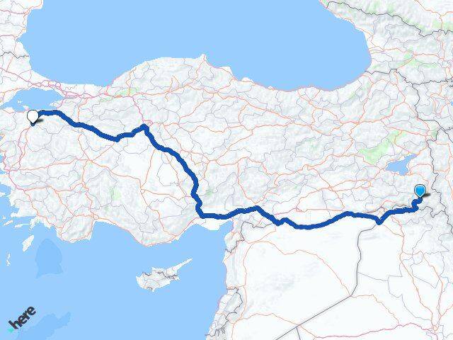 Hakkari Susurluk Balıkesir Arası Kaç Km - Yol Haritası