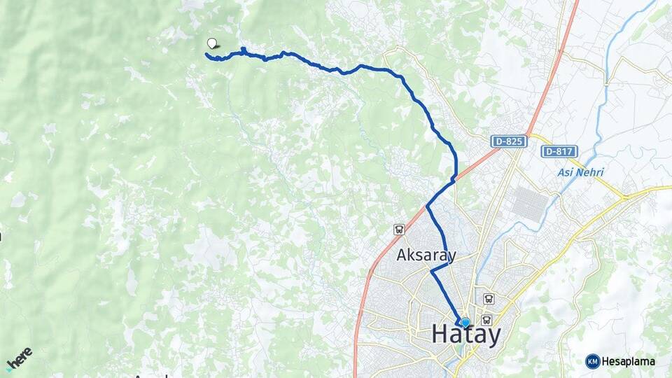 Hatay Antakya Arası Kaç Km - Yol Haritası