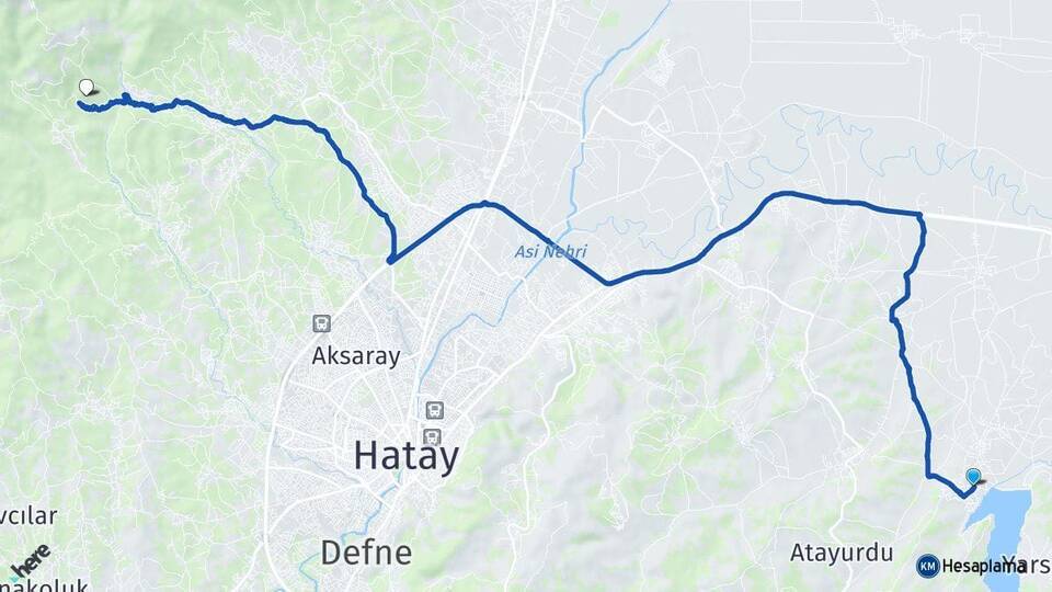 Avsuyu Antakya Arası Kaç Km - Yol Tarifi
