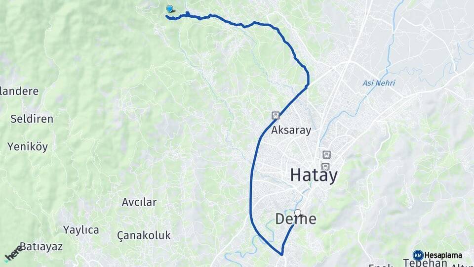 Hatay Antakya Defne Arası Kaç Km - Yol Haritası