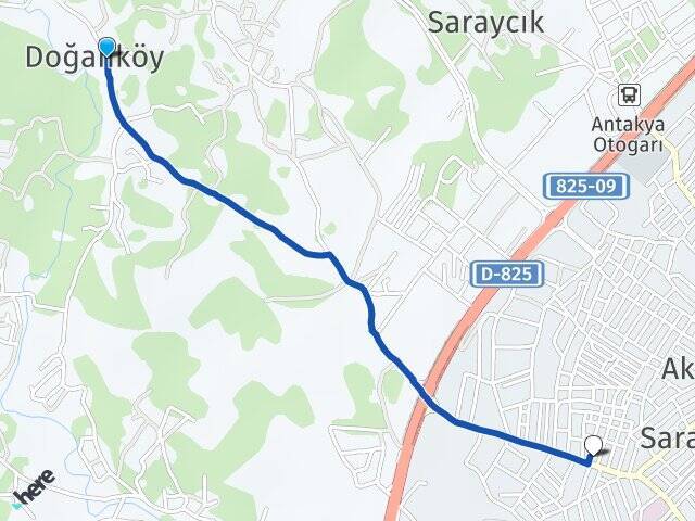 Doğanköy Antakya Otogarı Arası Kaç Km - Yol Tarifi