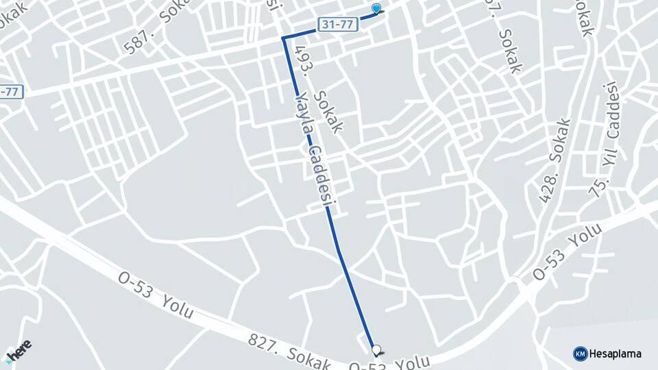 Hatay Arsuz Karahüseyinli Arsuz Arası Kaç Km - Yol Haritası