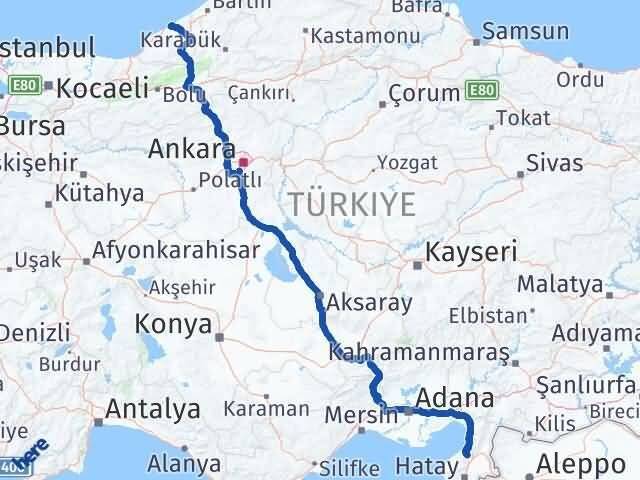 Hatay Belen Zonguldak Arası Kaç Km - Yol Haritası