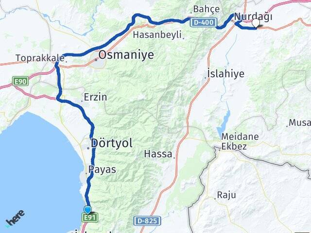 Denizciler Kömürler Arası Kaç Km - Yol Tarifi