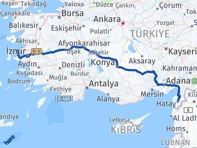 Hatay Karaburun Arası Kaç Km - Yol Tarifi
