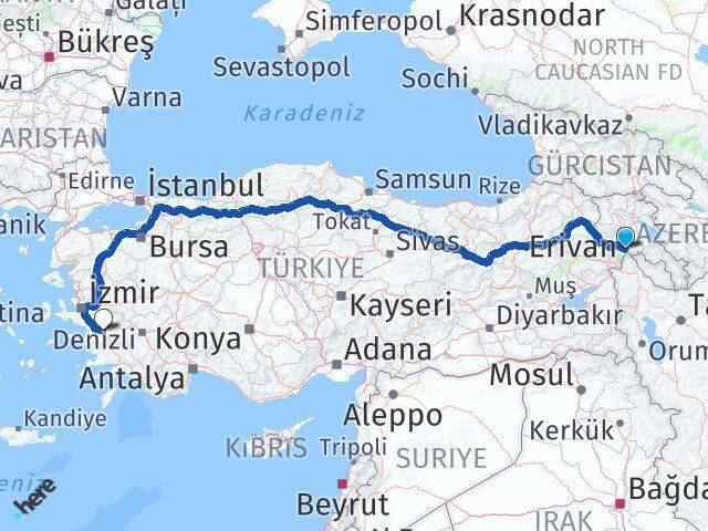 Aralık Aydın Arası Kaç Km - Yol Tarifi