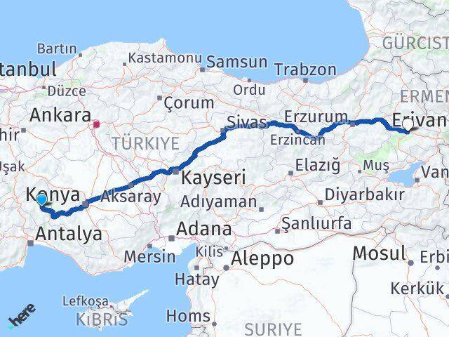 Aksu Ağrı Arası Kaç Km - Yol Tarifi