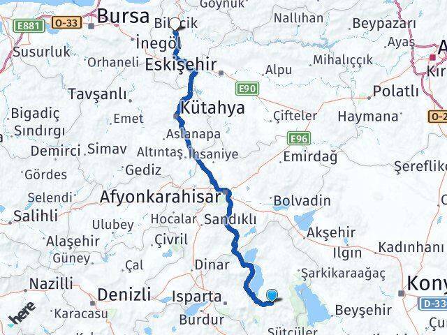 Aksu Bilecik Arası Kaç Km - Yol Tarifi