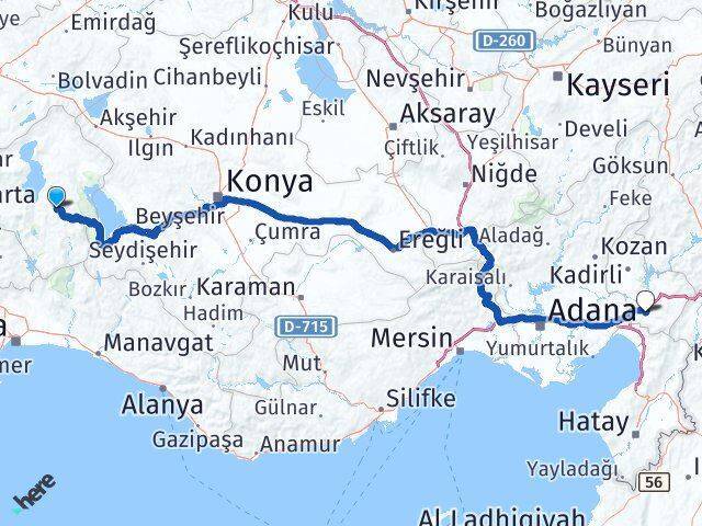 Aksu Osmaniye Arası Kaç Km - Yol Tarifi