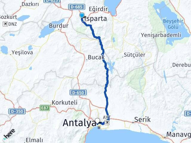Çünür Muratpaşa Arası Kaç Km - Yol Tarifi
