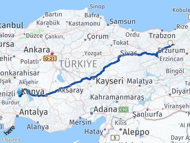 Isparta Eğirdir Bayburt Arası Kaç Km - Yol Haritası