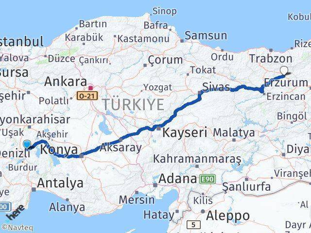 Uluborlu Bayburt Arası Kaç Km - Yol Tarifi