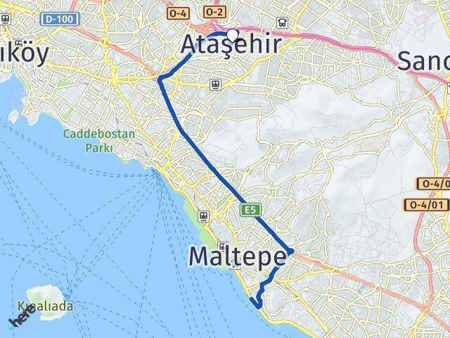 Burgazada Ataşehir Arası Kaç Km - Yol Tarifi