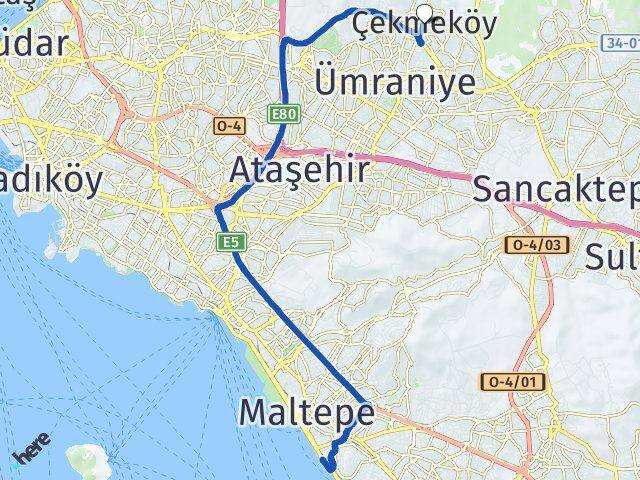 Burgazada Çekmeköy Arası Kaç Km - Yol Tarifi