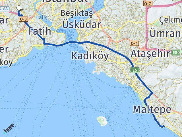 Heybeliada Bayrampaşa Arası Kaç Km - Yol Tarifi