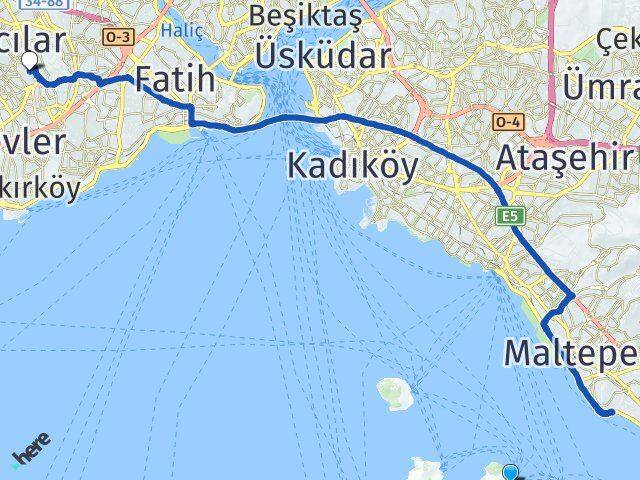 Heybeliada Güngören Arası Kaç Km - Yol Tarifi