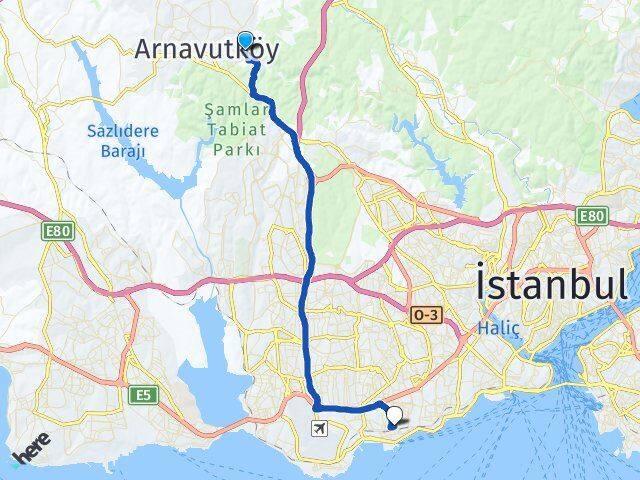 Boğazköy İstiklal Bakırköy Arası Kaç Km - Yol Tarifi