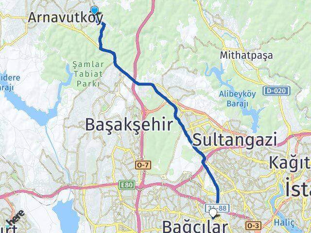 Boğazköy İstiklal Esenler Arası Kaç Km - Yol Tarifi