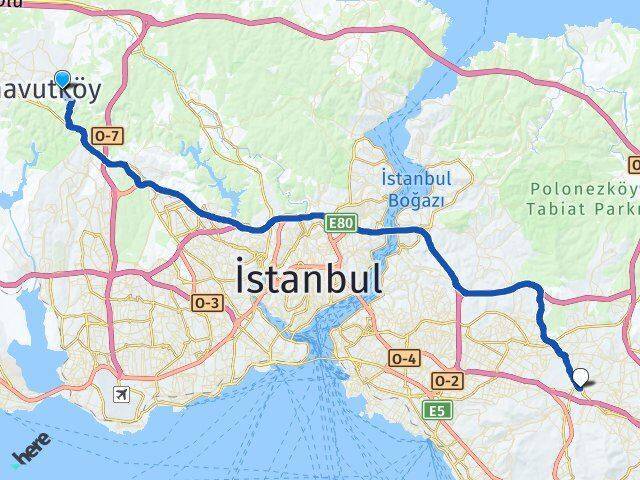 Boğazköy İstiklal Sancaktepe Arası Kaç Km - Yol Tarifi