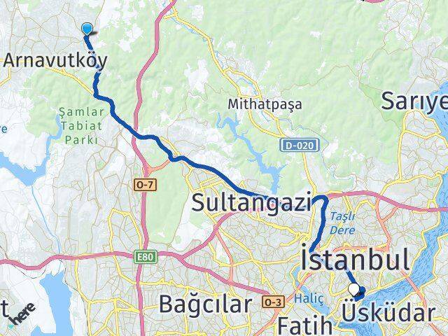 Bolluca Beyoğlu Arası Kaç Km - Yol Tarifi
