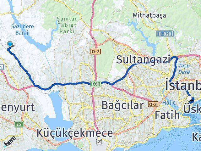 Deliklikaya Beyoğlu Arası Kaç Km - Yol Tarifi