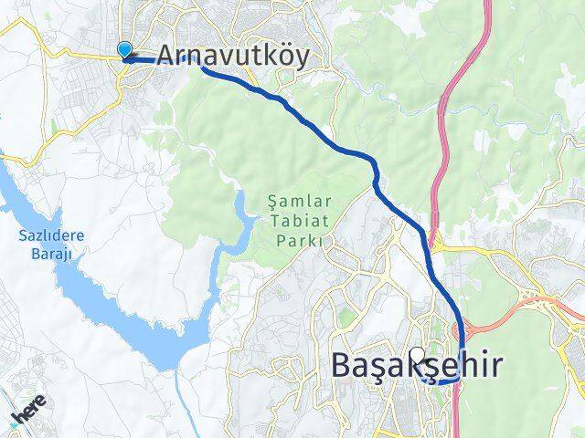 Haraççı Başakşehir Arası Kaç Km - Yol Tarifi