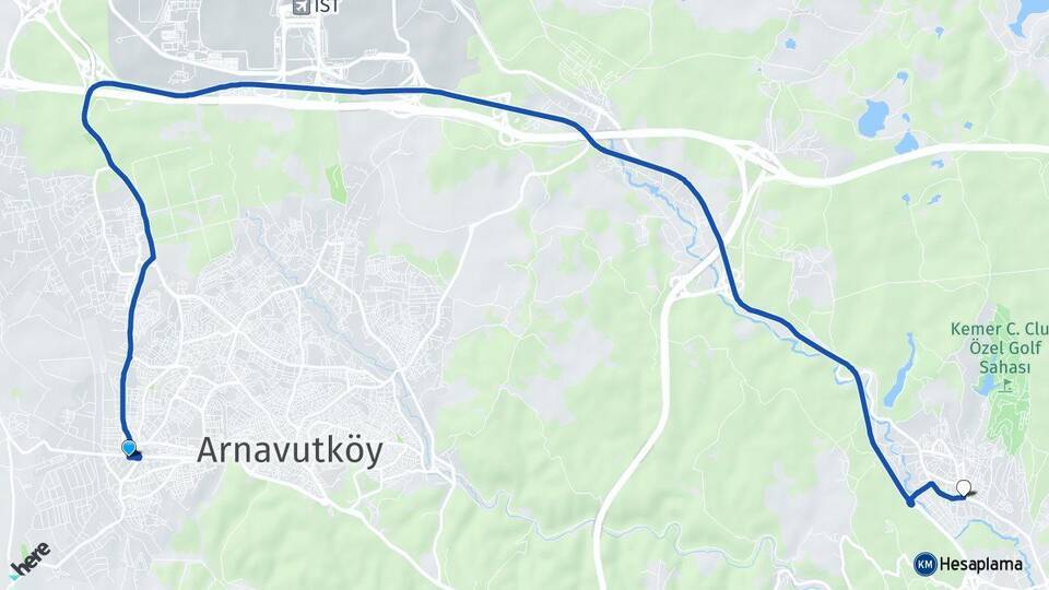 Haraççı Göktürk Arası Kaç Km - Yol Tarifi