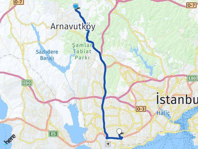 İmrahor Bahçelievler Arası Kaç Km - Yol Tarifi