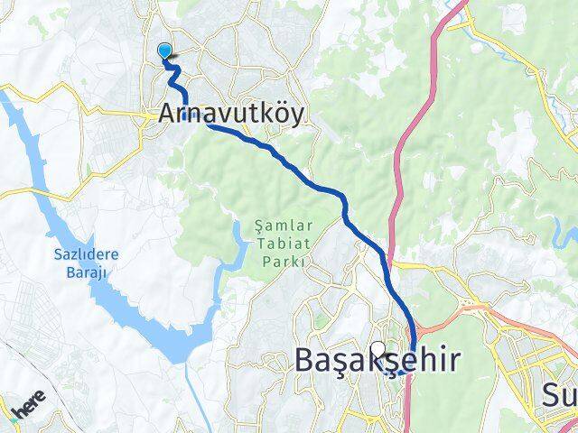 Mehmet Akif Ersoy Başakşehir Arası Kaç Km - Yol Tarifi