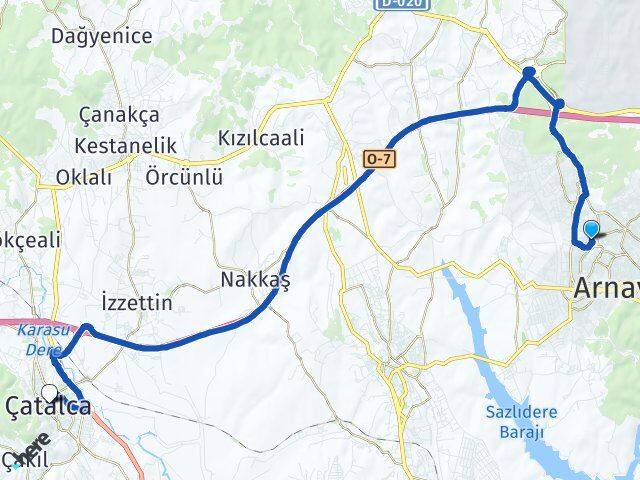 Mehmet Akif Ersoy Çatalca Arası Kaç Km - Yol Tarifi