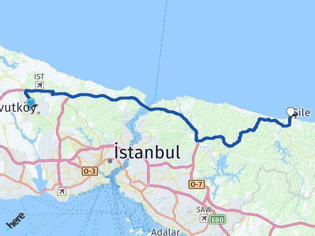 Mehmet Akif Ersoy Şile Arası Kaç Km - Yol Tarifi