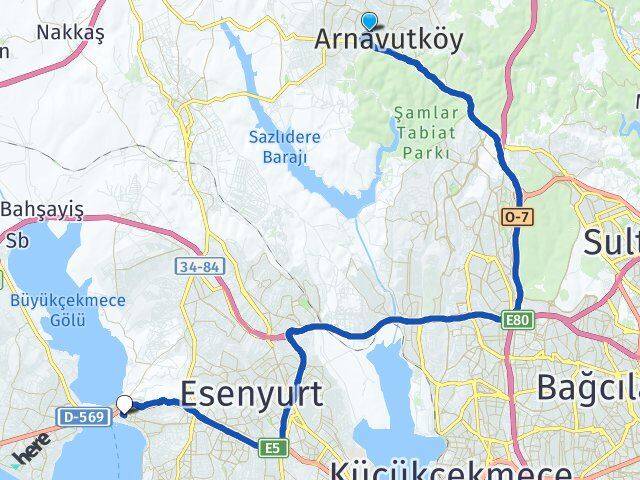 Mustafa Kemal Paşa Büyükçekmece Arası Kaç Km - Yol Tarifi