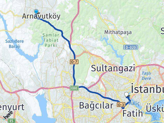 Mustafa Kemal Paşa Eyüpsultan Arası Kaç Km - Yol Tarifi