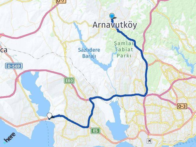 Nenehatun Büyükçekmece Arası Kaç Km - Yol Tarifi