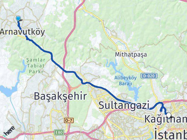 Nenehatun Kağıthane Arası Kaç Km - Yol Tarifi