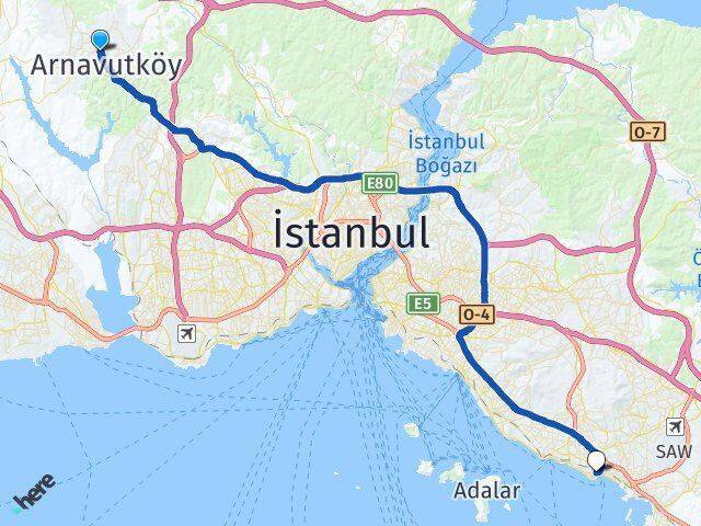 Nenehatun Pendik Arası Kaç Km - Yol Tarifi