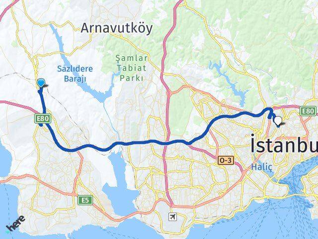 Ömerli Kağıthane Arası Kaç Km - Yol Tarifi