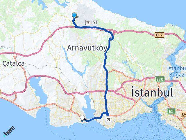 Tayakadın Avcılar Arası Kaç Km - Yol Tarifi