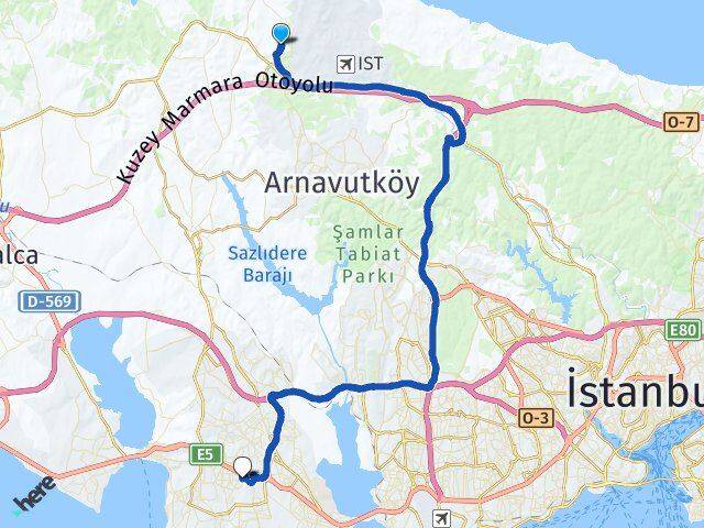 Tayakadın Beylikdüzü Arası Kaç Km - Yol Tarifi