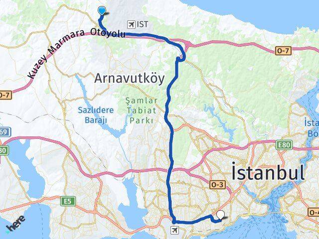 Tayakadın Zeytinburnu Arası Kaç Km - Yol Tarifi