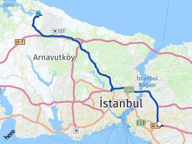 Yeniköy Ataşehir Arası Kaç Km - Yol Tarifi