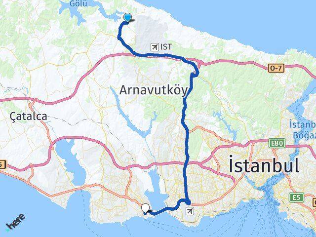 Yeniköy Avcılar Arası Kaç Km - Yol Tarifi