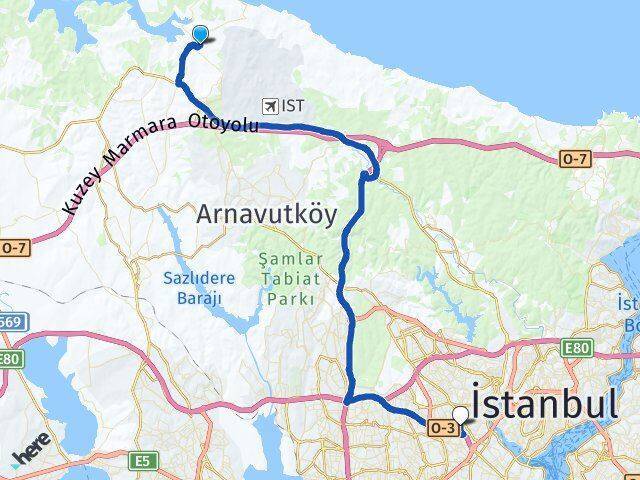 Yeniköy Bayrampaşa Arası Kaç Km - Yol Tarifi