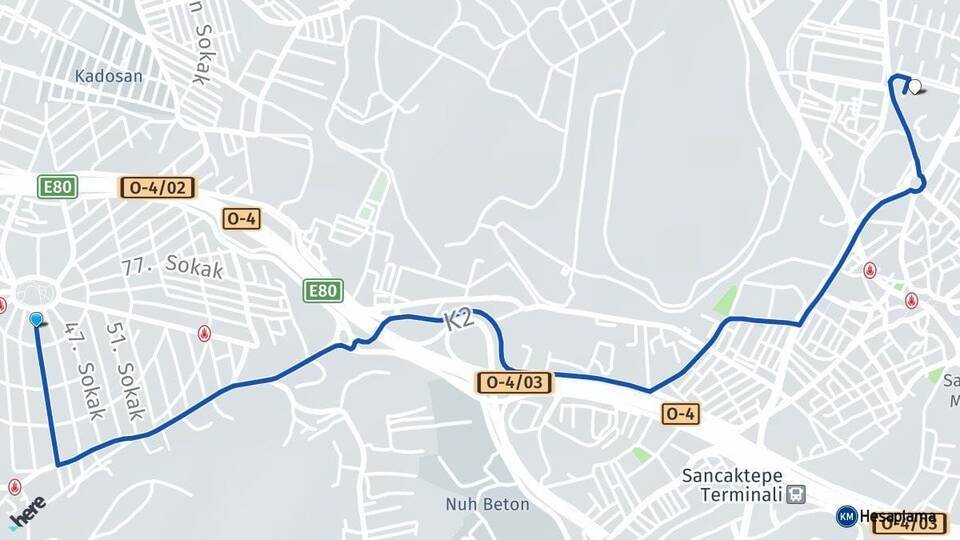 Ferhatpaşa Samandıra Arası Kaç Km - Yol Tarifi