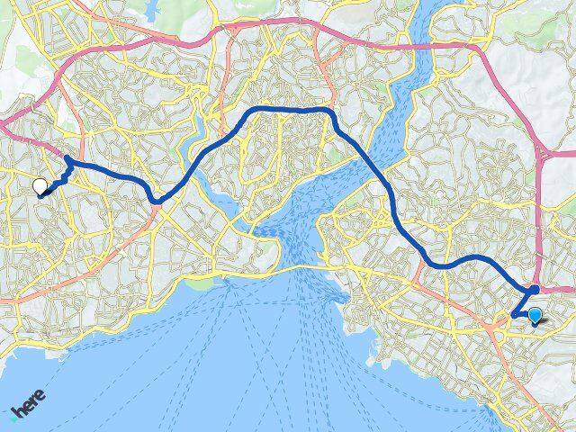 Küçükbakkalköy Bağcılar Arası Kaç Km - Yol Tarifi